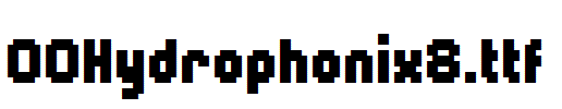 00Hydrophonix8_英文字体