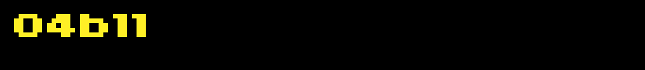 04b11_英文字体(艺术字体在线转换器效果展示图)