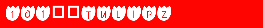 101!-TulipZ_英文字体(艺术字体在线转换器效果展示图)