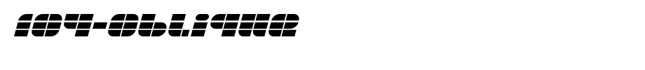 104-Oblique_英文字体(艺术字体在线转换器效果展示图)