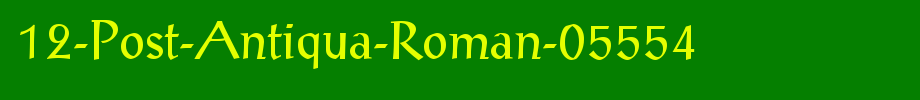 12-Post-Antiqua-Roman-05554_英文字体(字体效果展示)