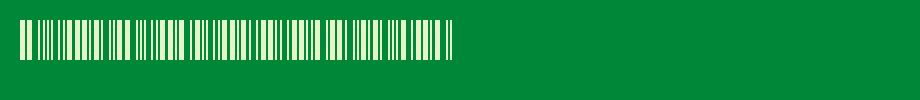 3-of-9-Barcode_英文字体(字体效果展示)