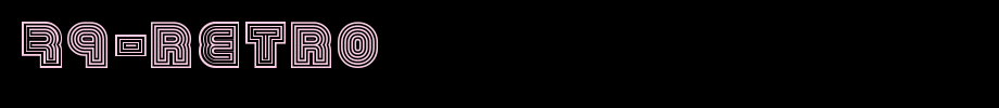 79-retro_英文字体(艺术字体在线转换器效果展示图)