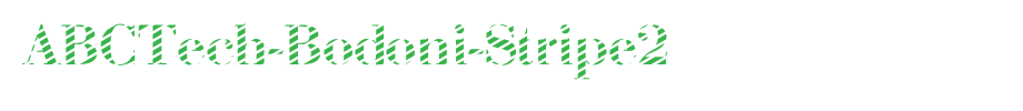ABCTech-Bodoni-Stripe2_ English font
(Art font online converter effect display)