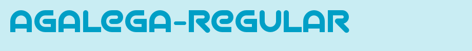 AGALEGA-Regular(字体效果展示)