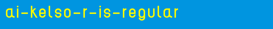 AI-kelso-R-is-regular.TTF