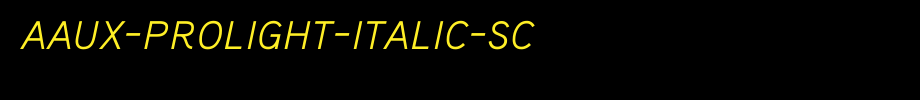 Aaux-ProLight-Italic-SC.ttf
(Art font online converter effect display)