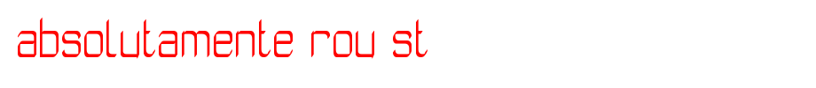 Absolutamente-Rou-St
(Art font online converter effect display)