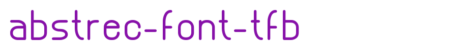 Abstrec-font-tfb
(Art font online converter effect display)