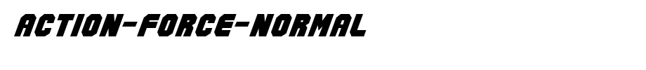 Action-Force-Normal_ English font