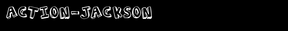Action-Jackson(艺术字体在线转换器效果展示图)
