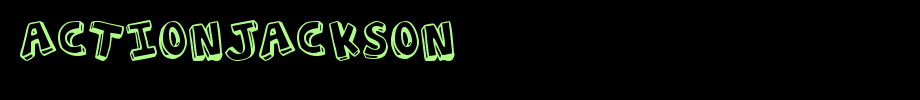 ActionJackson.ttf
(Art font online converter effect display)
