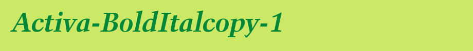 Activa-boldialcopy-1 _ English font