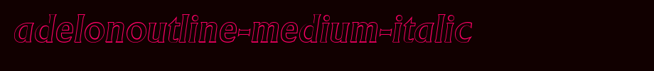 AdelonOutline-Medium-Italic.ttf