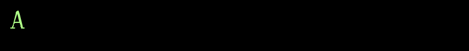 Adjutant-Normalcopy-1_英文字体(艺术字体在线转换器效果展示图)