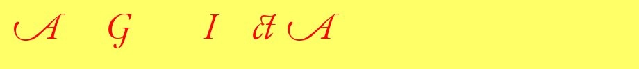 Adobe-Garamond-Italic-Alternate_英文字体(字体效果展示)