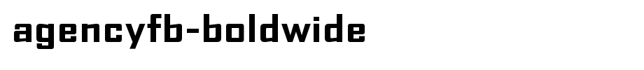 AgencyFB-BoldWide.ttf
(Art font online converter effect display)