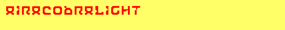 AiracobraLight.ttf
(Art font online converter effect display)