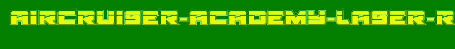Aircruiser-Academy-Laser-Regular.ttf
(Art font online converter effect display)