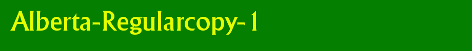 Alberta-Regularcopy-1_ English font
(Art font online converter effect display)