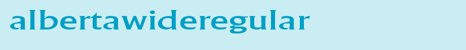 AlbertaWideRegular.TTF
(Art font online converter effect display)