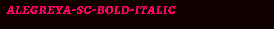 Alegreya-SC-Bold-Italic.otf
(Art font online converter effect display)