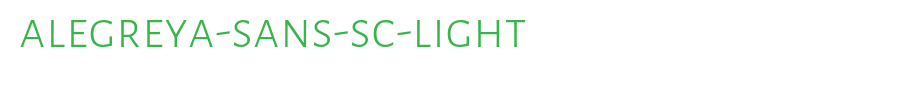 Alegreya-Sans-SC-Light
(Art font online converter effect display)