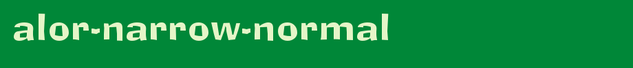 Alor-Narrow-Normal.ttf