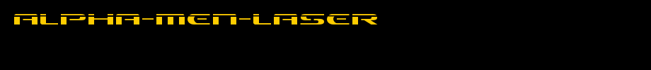 Alpha-Men-Laser
(Art font online converter effect display)