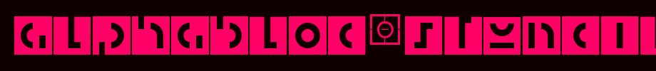 AlphaBloc-Stencil.otf
(Art font online converter effect display)