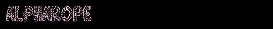 AlphaRope(字体效果展示)