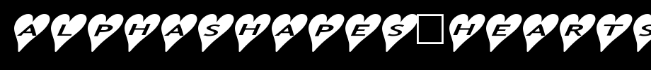 AlphaShapes-hearts-2a(字体效果展示)