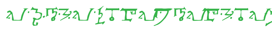 Alphabet-of-the-Magi.ttf
(Art font online converter effect display)