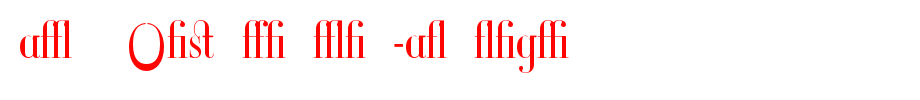 AmbroiseFirmin-AltLight_英文字体(艺术字体在线转换器效果展示图)
