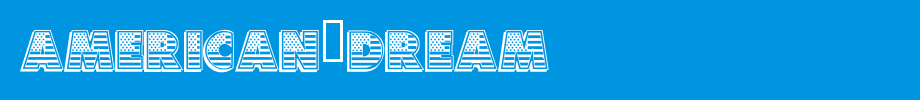 American-Dream.TTF
(Art font online converter effect display)