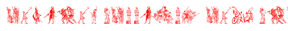 Ancient-warriors-and-weapons-tfb.ttf
(Art font online converter effect display)