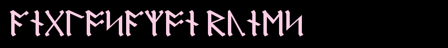 AngloSaxon-Runes.ttf
(Art font online converter effect display)