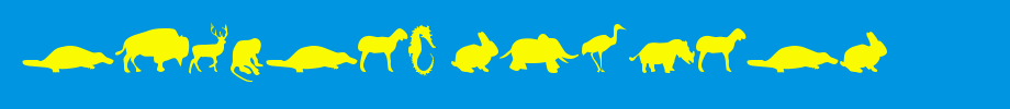 Animals-Regular.ttf
(Art font online converter effect display)