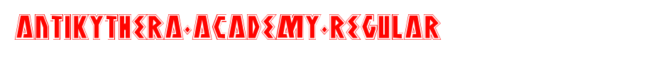 Antikythera-Academy-Regular
(Art font online converter effect display)