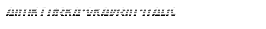 Antikythera-Gradient-Italic(艺术字体在线转换器效果展示图)