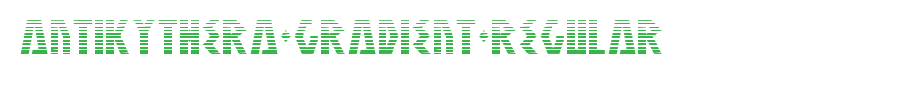 Antikythera-Gradient-Regular(艺术字体在线转换器效果展示图)