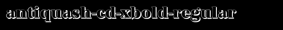 AntiquaSh-Cd-Xbold-Regular.ttf
(Art font online converter effect display)