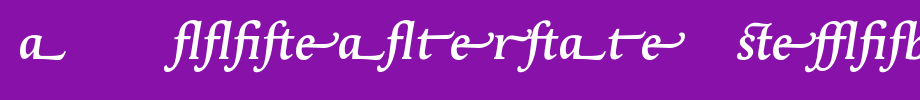 ApollineAlte rnate-SemiBoldItalic.otf
(Art font online converter effect display)