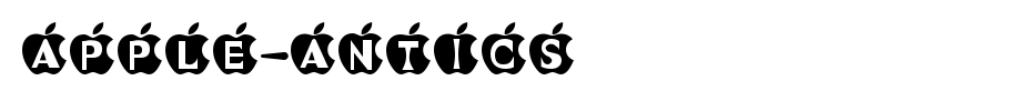 Apple-Antics.ttf(字体效果展示)