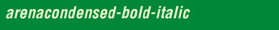 ArenaCondensed-Bold-Italic.Ttf