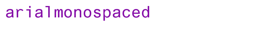 ArialMonospaced.ttf