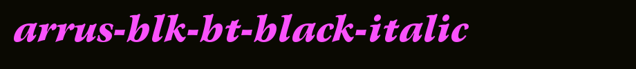 Arrus-Blk-BT-Black-Italic.ttf