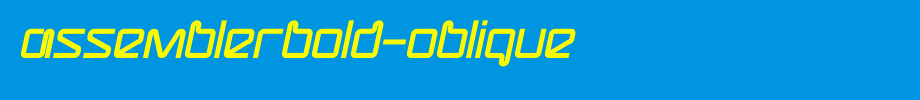 AssemblerBold-Oblique.ttf