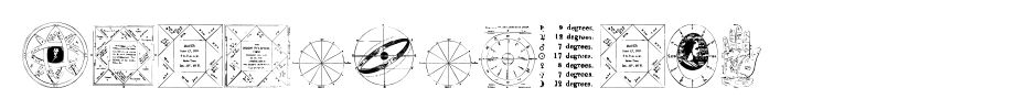 Astrologytfb.ttf(艺术字体在线转换器效果展示图)