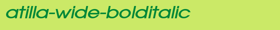 Atilla-Wide-BoldItalic.ttf
(Art font online converter effect display)